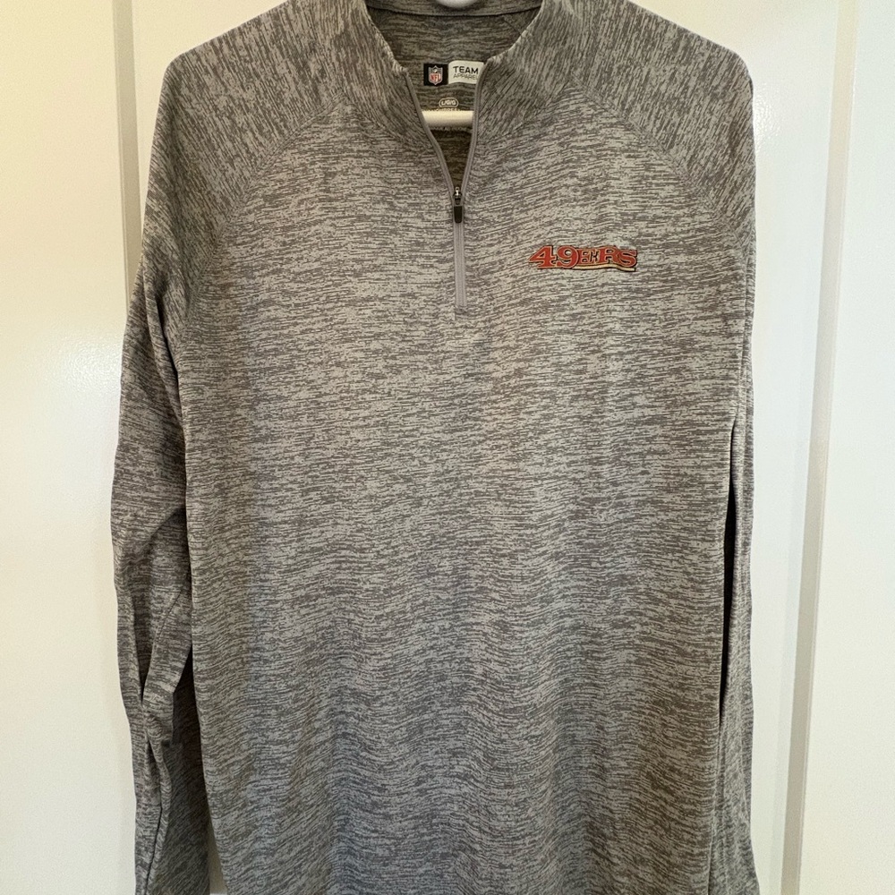 NFL Team Apparel 49ers men’s quarter zip